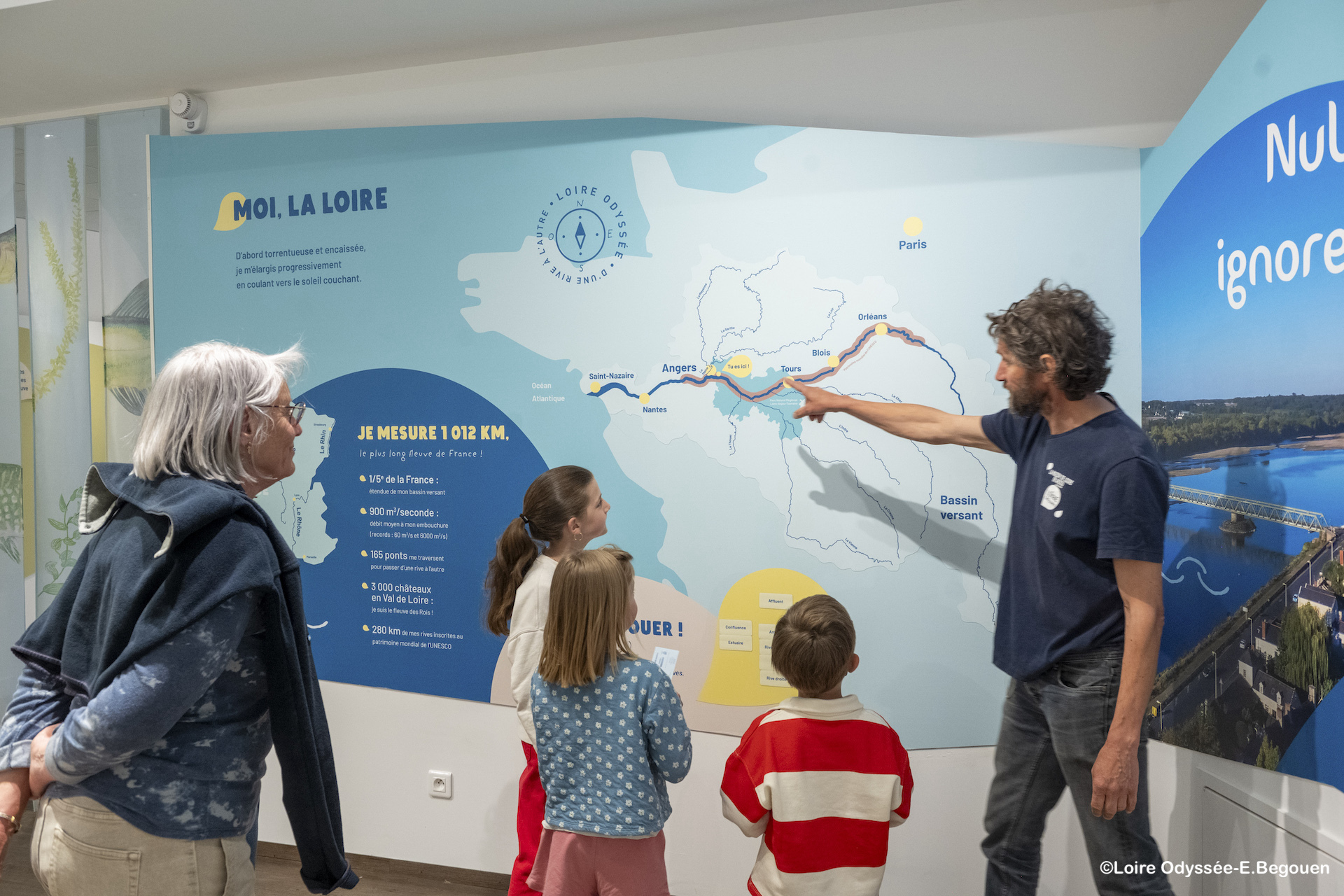 Espace d'accueil : la Loire de la source à la mer